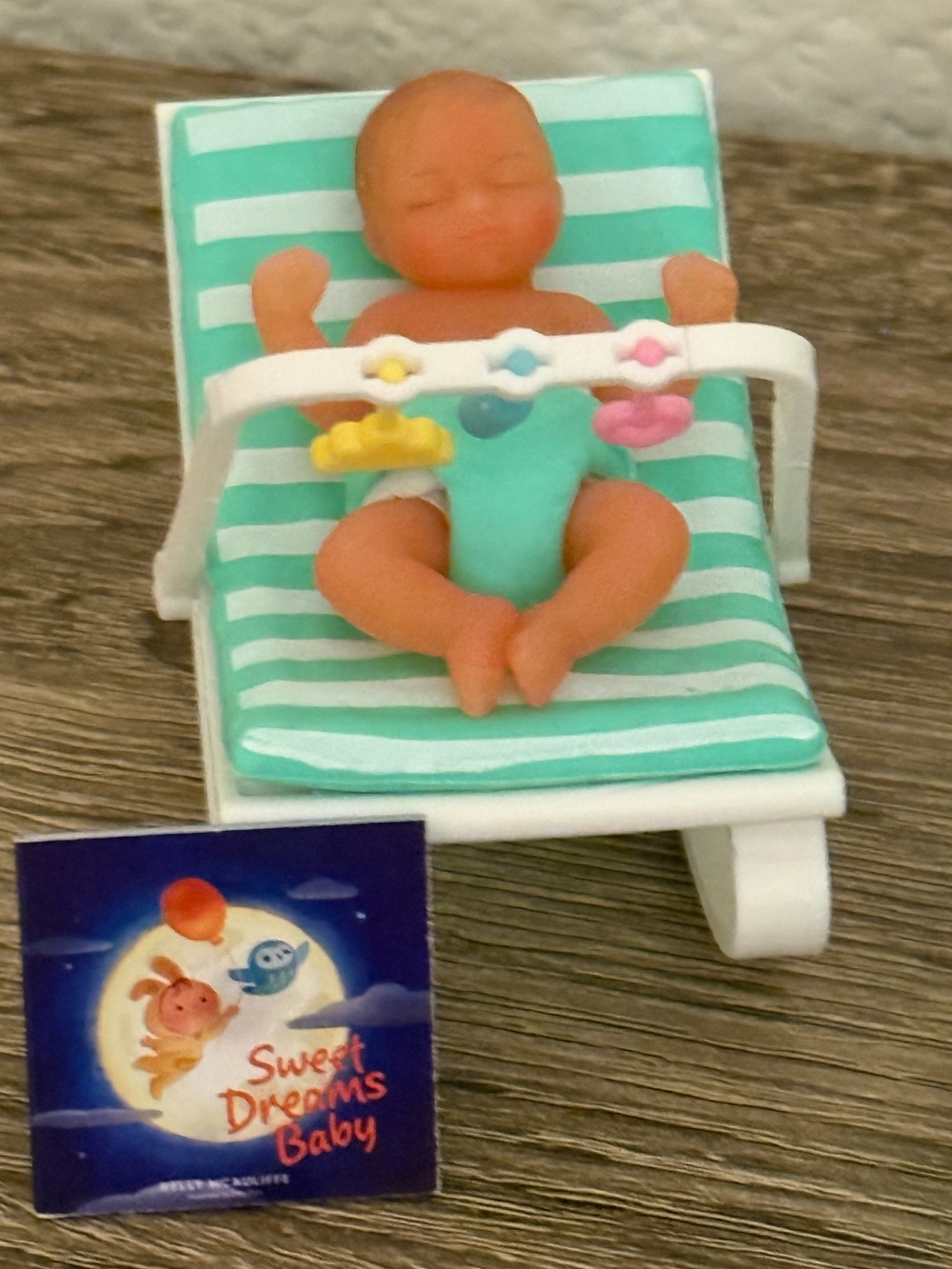 My Mini Baby with Teal Green Rocker Bouncer